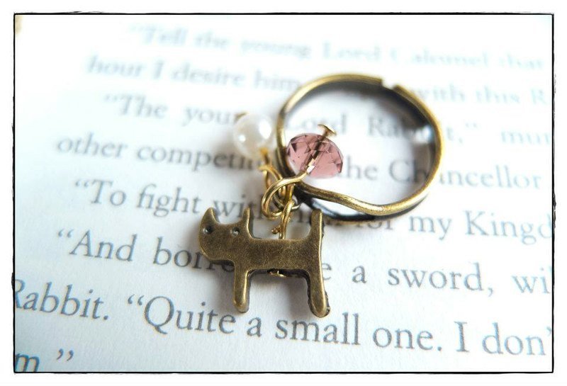 *forest*猫咪闪亮戒指（r01） - 戒指 - 其他金属 