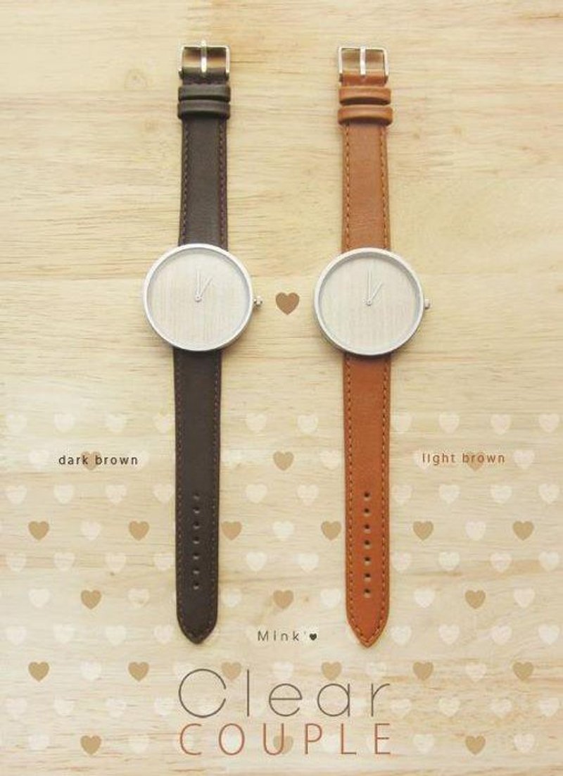 CLEAR 褐色情侣系列（单价） - 其他 - 木头 咖啡色
