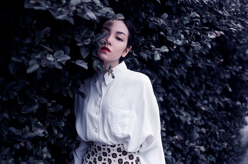 古着 Vintage 长裙 - 裙子 - 其他材质 绿色