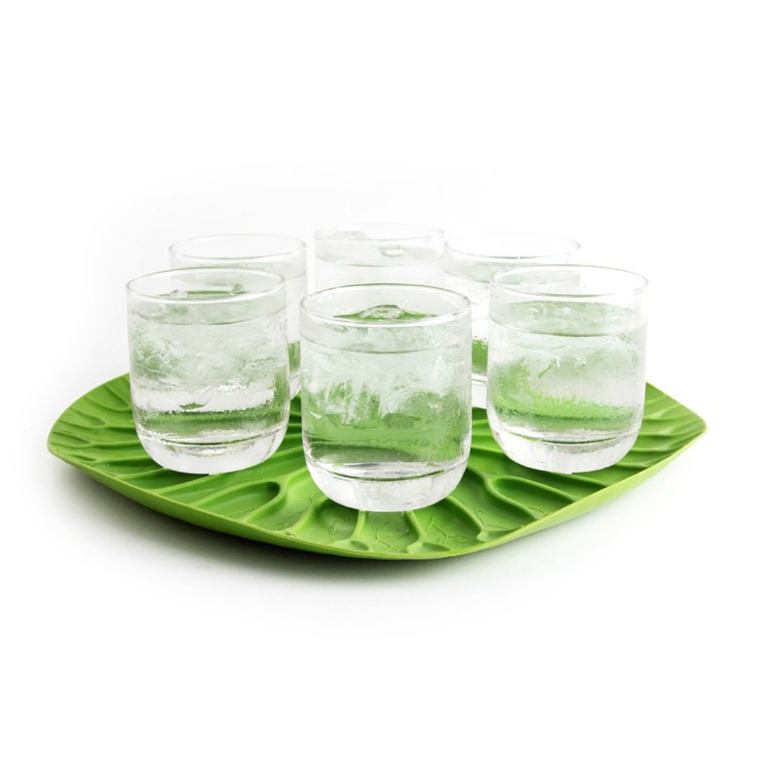 QUALY 荷叶托盘 - 茶具/茶杯 - 塑料 绿色