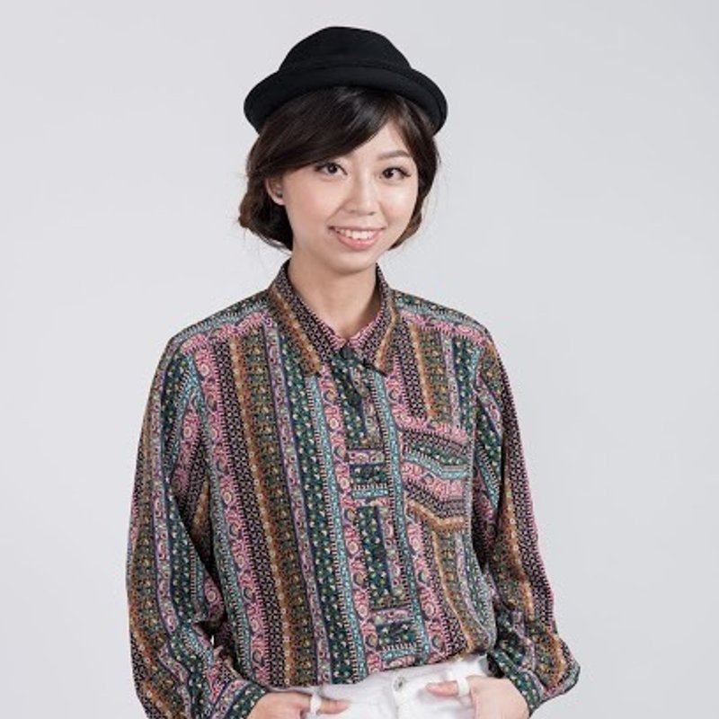 古着衬衫_/ 缤纷彩 / 雪纺 - 女装衬衫 - 其他材质 多色