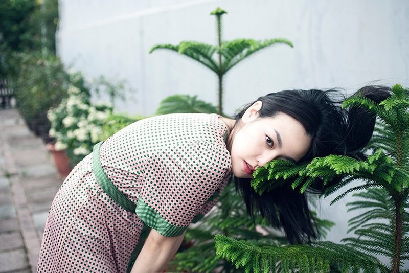 古着 Vintage 洋装 - 洋装/连衣裙 - 其他材质 绿色