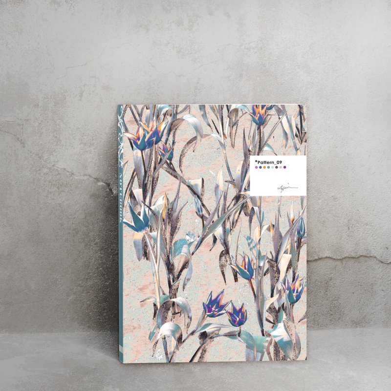 Pattern_09-不撕不可(BOOK)*笔记本 - 笔记本/手帐 - 纸 灰色