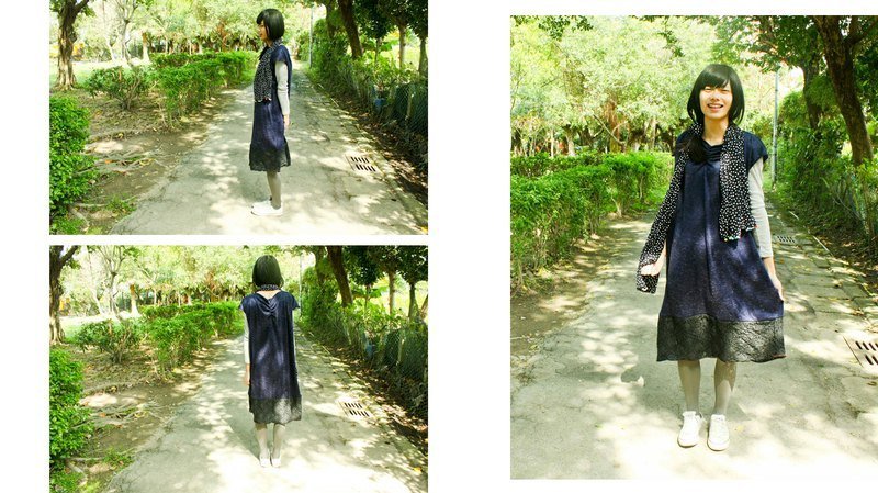 洋装_暖蕾丝 - 洋装/连衣裙 - 其他材质 蓝色