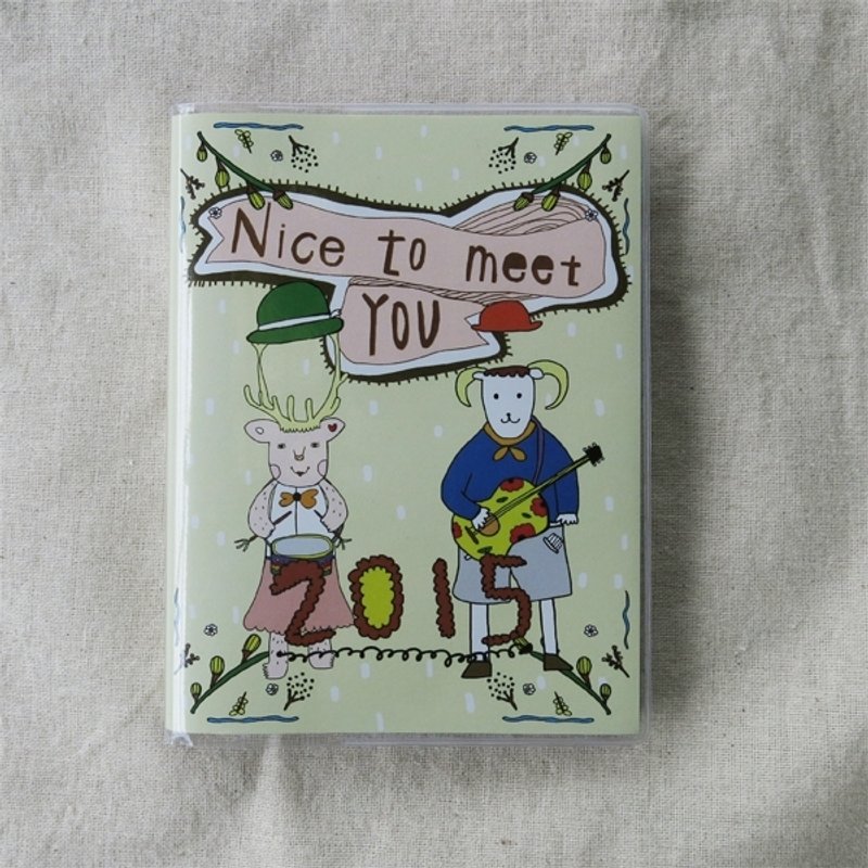 2015手帐日志【Nice to meet You】 - 笔记本/手帐 - 纸 黄色