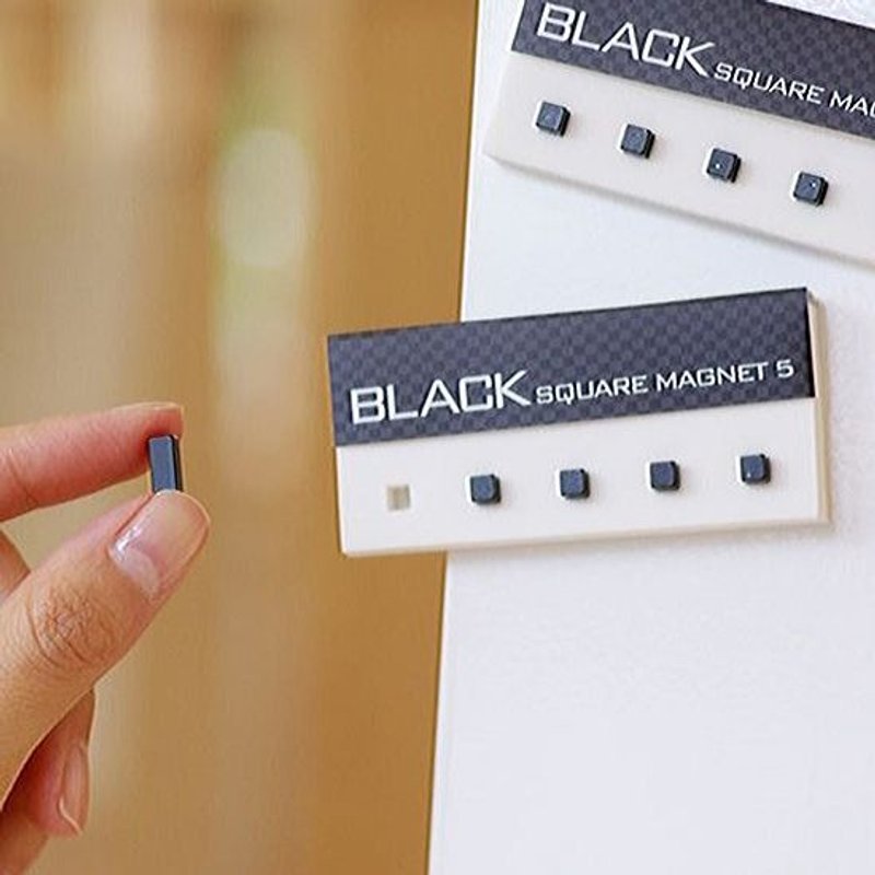 Thehaki-迷你小粒方强力磁铁(5入)-黑色,THK21951 - 冰箱贴/磁贴 - 其他金属 黑色