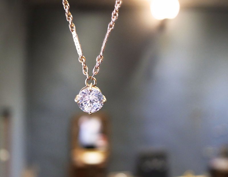 『典雅女伶』 芭蕾璀璨之星短项链  手工复古黄铜 - 项链 - 其他金属 金色