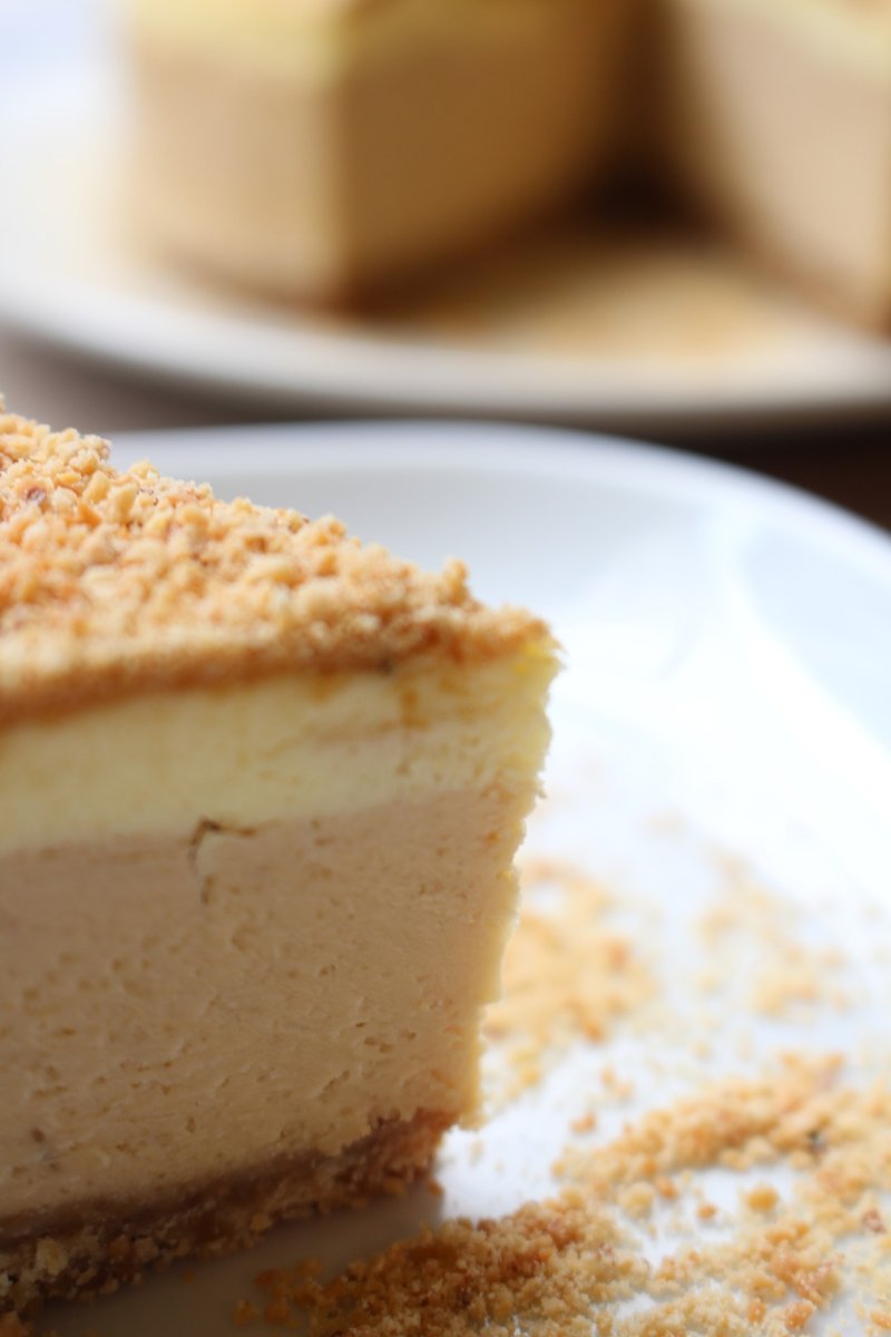 花生乳酪蛋糕 - 蛋糕/甜点 - 新鲜食材 橘色