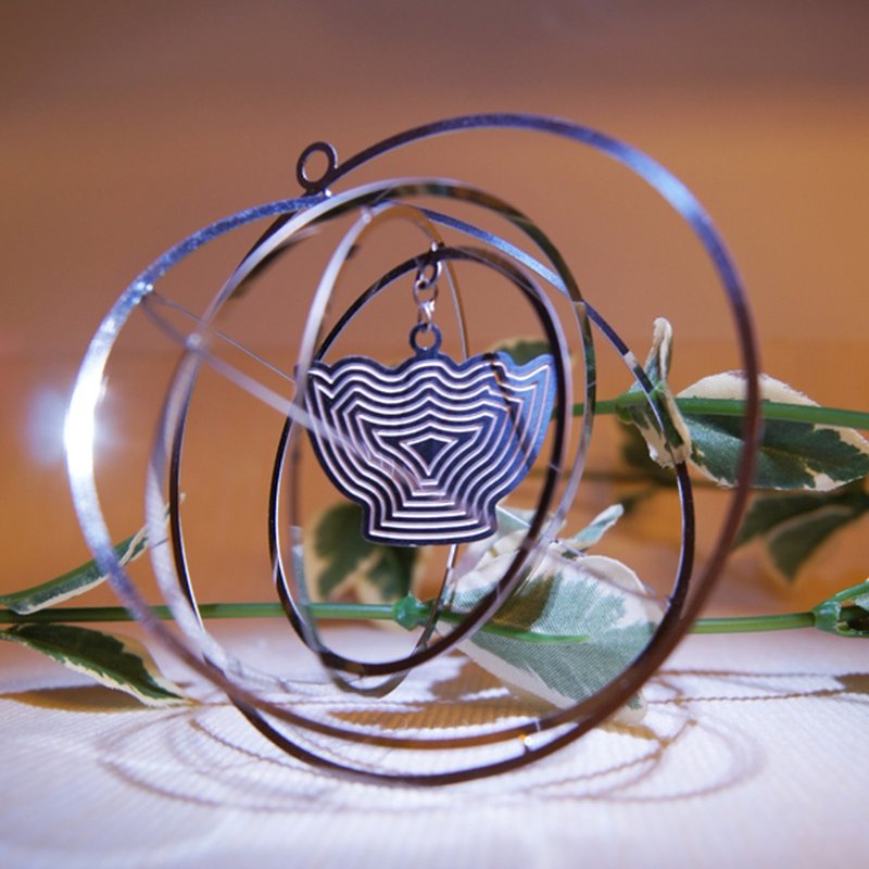 好合苑 时尚系列 3D文物书签挂饰-莲花式温碗 - 摆饰 - 其他材质 金色