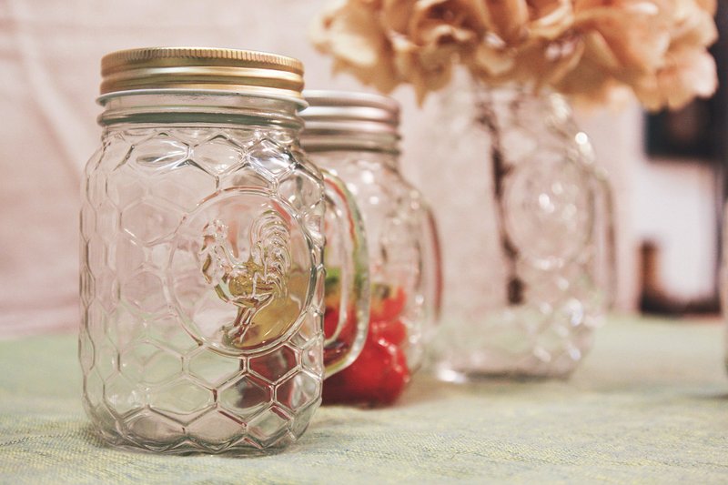 DULTON 公鸡沙拉玻璃罐 L / 玻璃马克杯 - 咖啡杯/马克杯 - 玻璃 