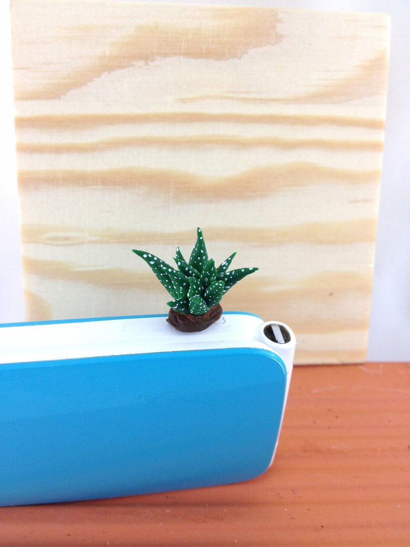 疗愈系仿真多肉植物 - B02／耳机孔防尘塞 - 耳机 - 其他材质 多色