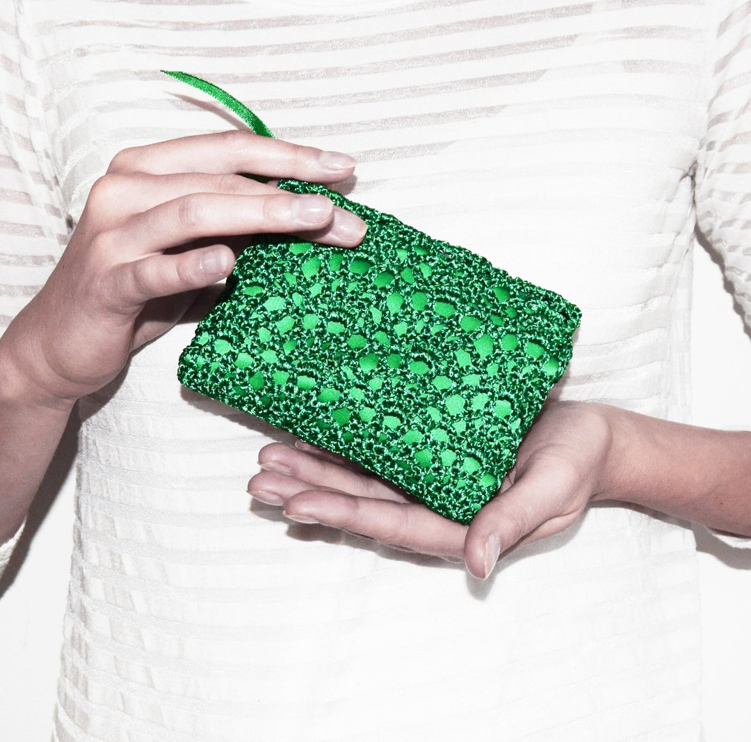 Emerald Green Coin Purse - Small Coin Pouch - Credit Card Holder - Small Green Wallet - Christmas Green Bag - Small Gifts in Emerald Green - 零钱包 - 其他材质 绿色