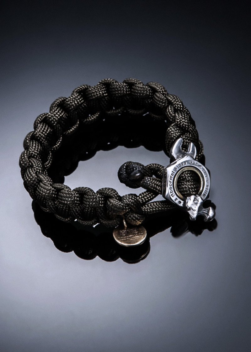 Nut Wrench Paracord Survival Bracelet | 螺帽板手求生手环 - 手链/手环 - 纯银 多色