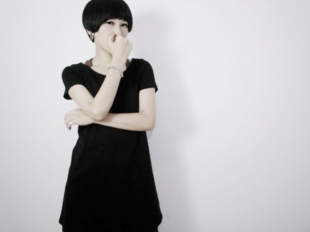 I . A . N Design 素面黑色 有机棉长版短袖T Organic Cotton S / M - 女装 T 恤 - 棉 黑色