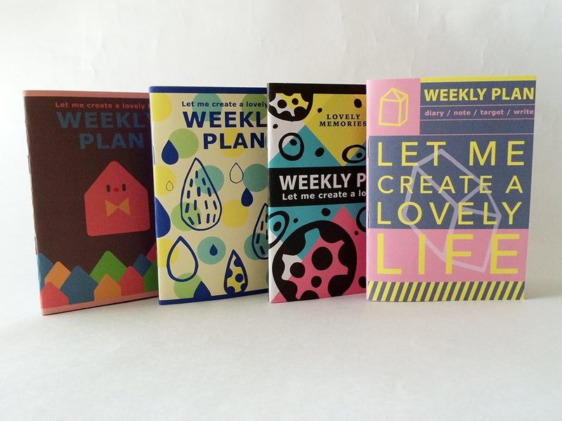 周历本 / 任选四款期间优惠组 - 笔记本/手帐 - 纸 多色