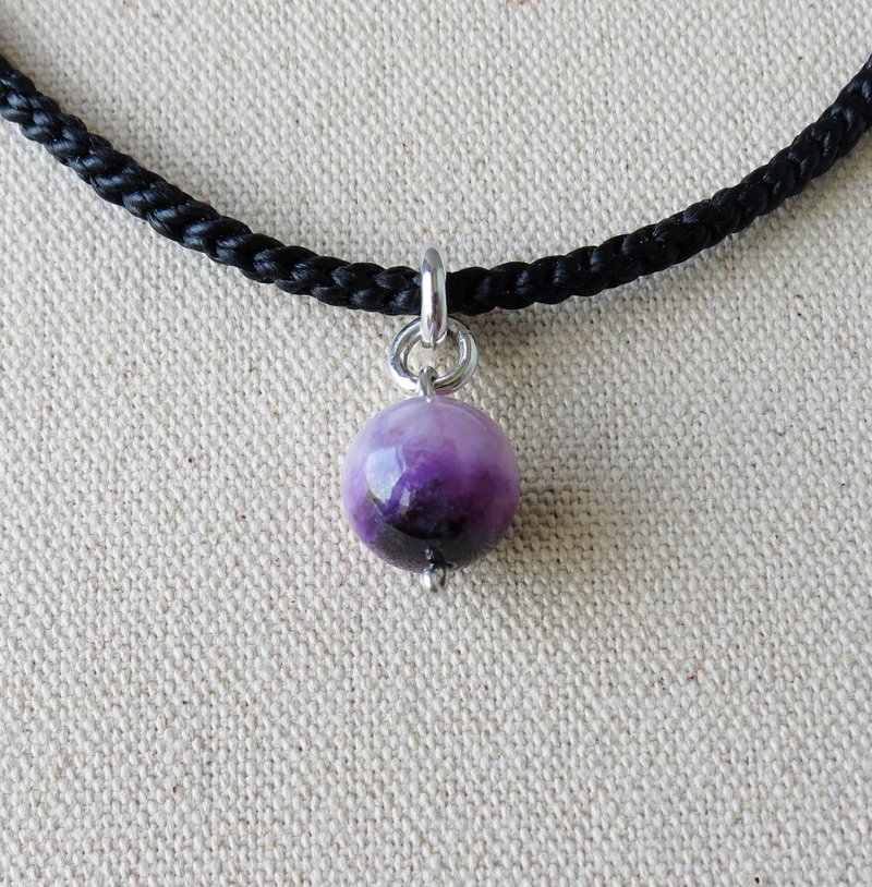 【罂［恋·链］粟】纯银*****时尚"极简风格"舒俱徕石项链*****消除负能量 - 项链 - 宝石 