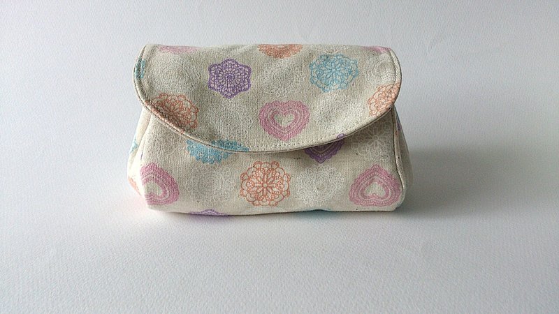 三层手拿包-彩色雪花 - 其他 - 其他材质 卡其色