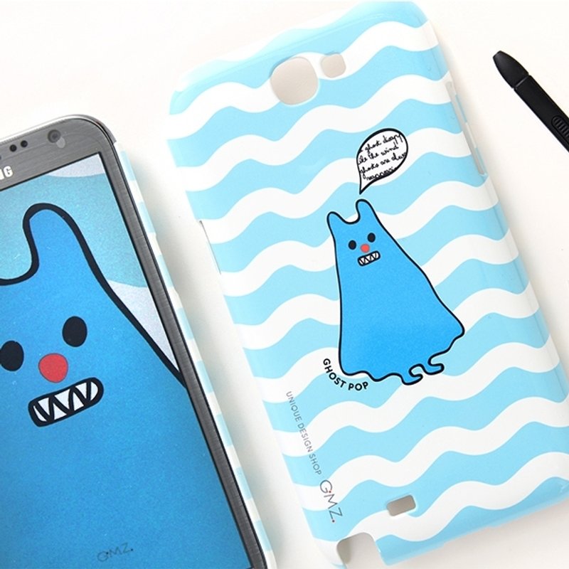 Dessin x GMZ-Locky Galaxy note2手机壳-ghost(蓝),GMZ44957 - 手机壳/手机套 - 塑料 蓝色