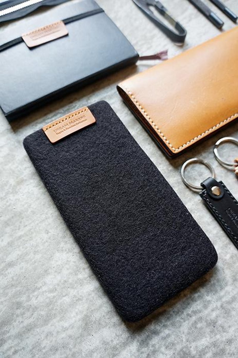 极简 羊毛 手机袋  适用 iphone13/13pro/13max/ XS/XS Max/XR/ X - 手机壳/手机套 - 羊毛 