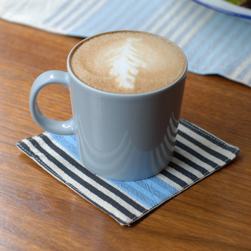 JainJain手印杯垫/(黑条) - 杯垫 - 其他材质 黑色