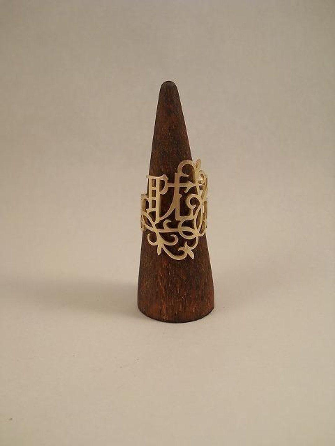 Arabesque watermark ring "dandruff" - 戒指 - 其他金属 