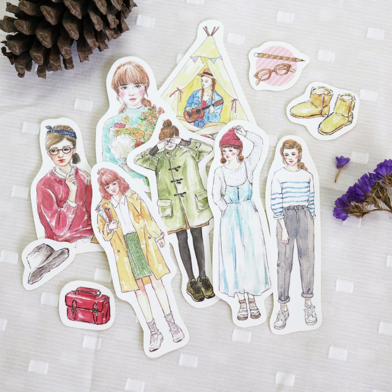 一起去郊游 11入贴纸组 - 贴纸 - 纸 