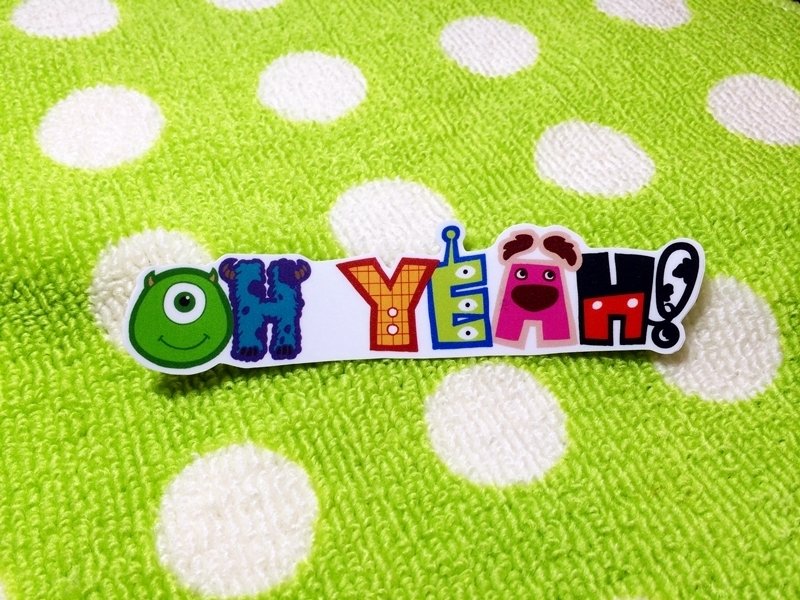 OH YEAH！防水贴纸-三张一组任君挑选( 防水 / 抗UV / 撕不破 ) - 贴纸 - 纸 多色