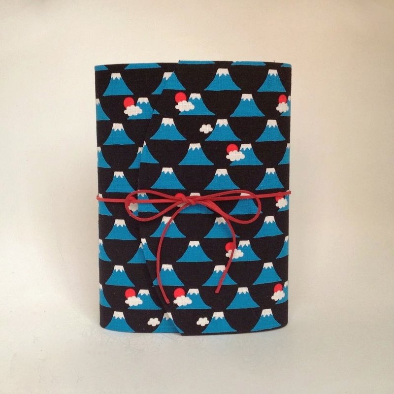 REISEN / [ 图案系列 ] 富士山-手工笔记本/A5 - 笔记本/手帐 - 纸 蓝色