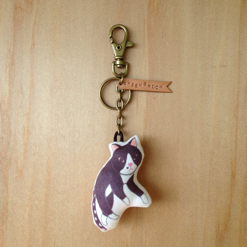 动物吊饰/钥匙圈---【爱吃痣猫】 - 钥匙链/钥匙包 - 其他材质 