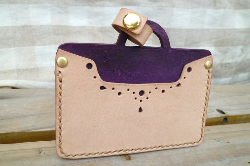 [限量优惠 on sale!] 双面票卡套 Retro Bag Card Holder - 证件套/卡套 - 真皮 