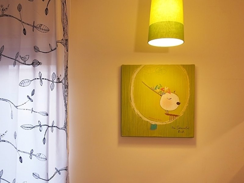 画。不哭鸟主题故事-美丽心情 - 海报/装饰画/版画 - 其他材质 绿色