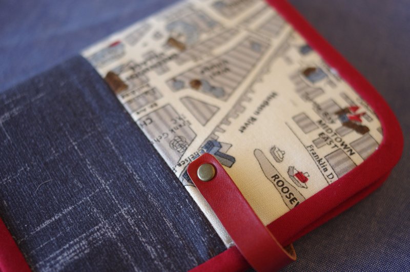 旅行地图护照布套 - 护照夹/护照套 - 其他材质 灰色