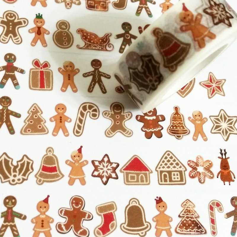 纸胶带 姜饼人 - 纸胶带 - 纸 