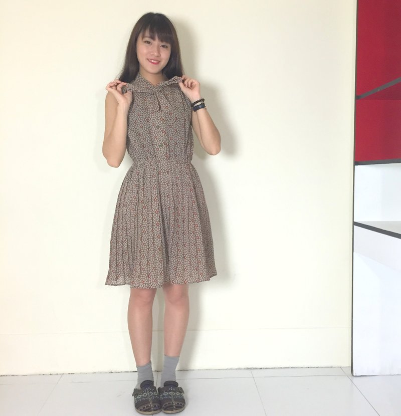 古着洋装 | BD810 | 果子乐园 | 印花 | 雪纺 - 洋装/连衣裙 - 其他材质 多色