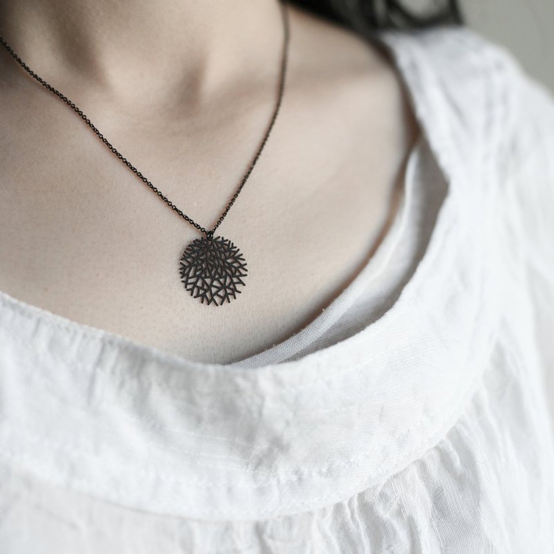 黑树枝项链 Black Woods Pendant (S)   - 项链 - 其他金属 黑色
