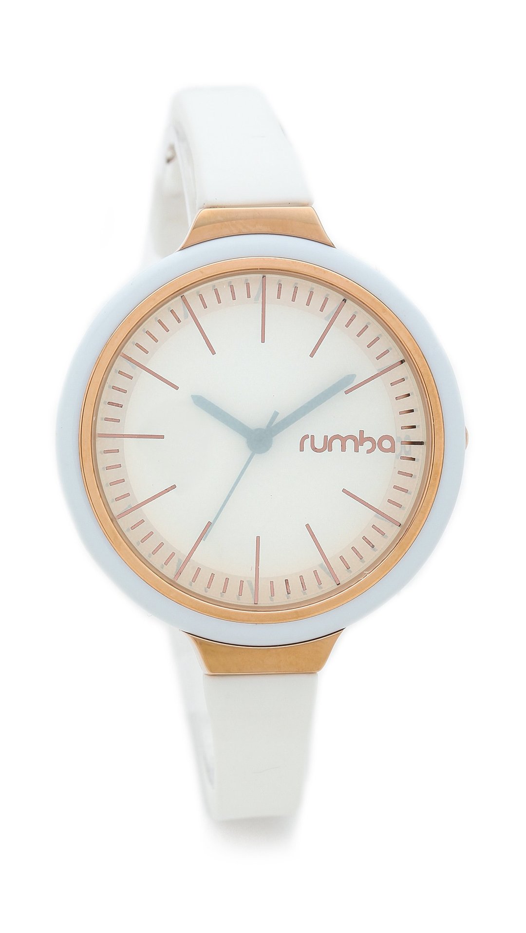 { Rumba Time } 美国 纽约 潮流 时尚 表牌 Orchard Gloss - 雪地白 - 女表 - 其他金属 白色