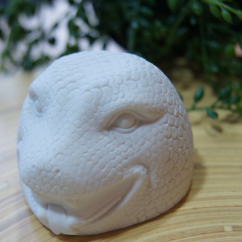 好合苑 十二生肖杯 蛇盘福 - 茶具/茶杯 - 其他材质 白色