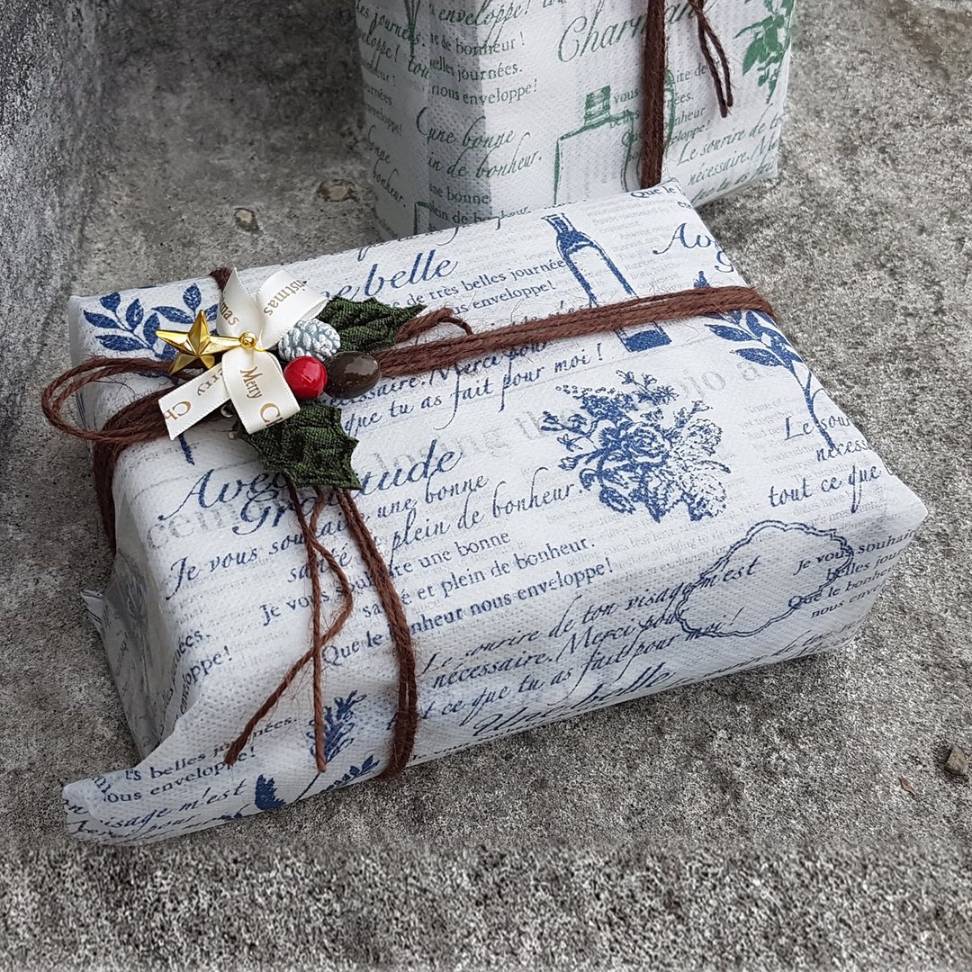 圣诞包装 【Gift-wrapped Christmas】 - 包装材料 - 棉 白色