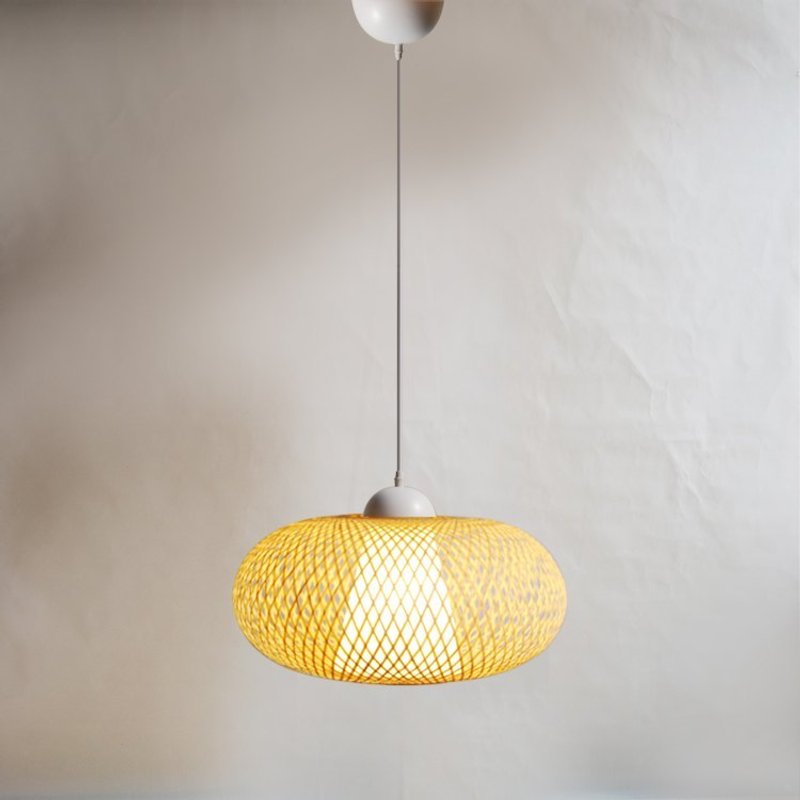 木入三分。竹编吊灯（大号）竹灯 吊灯日式吊灯 北欧风格 - A0016 - 灯具/灯饰 - 竹 绿色