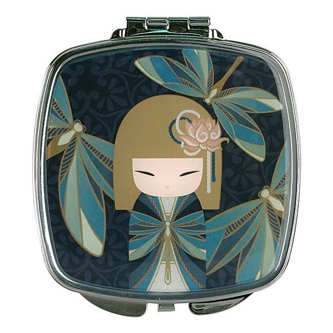 Kimmidoll 和福娃娃 随身镜 Yuna - 彩妆刷具/镜子/梳子 - 其他金属 绿色
