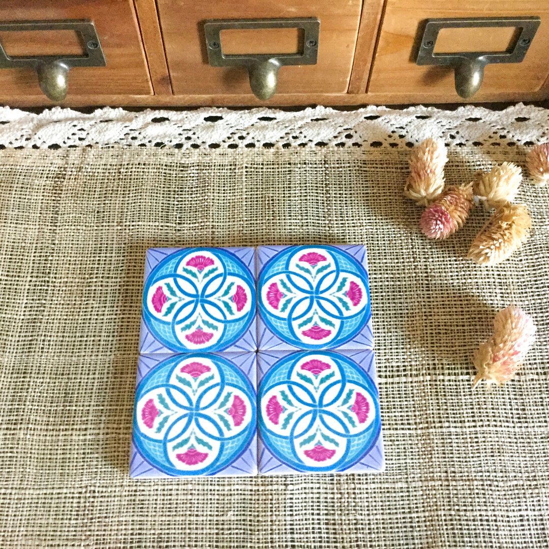 ❖QUEMOLICA❖四季-冬。午夜的圆舞曲 (Midnight Walzer)   冰箱贴(1入)+明信片组(postcard + magnet) - 冰箱贴/磁贴 - 纸 紫色