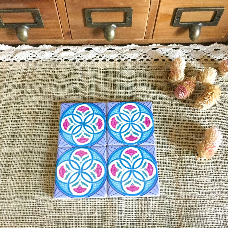 ❖QUEMOLICA❖四季-冬。午夜的圆舞曲 (Midnight Walzer)   冰箱贴(1入)+明信片组(postcard + magnet) - 冰箱贴/磁贴 - 纸 紫色