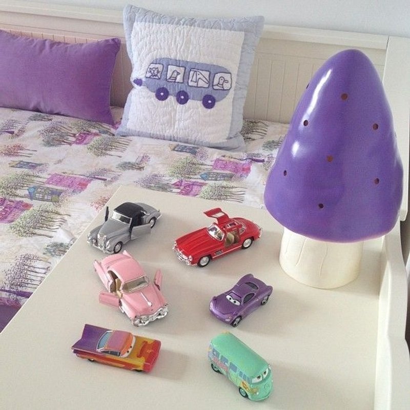 小蘑菇夜灯-紫色 - 灯具/灯饰 - 塑料 紫色