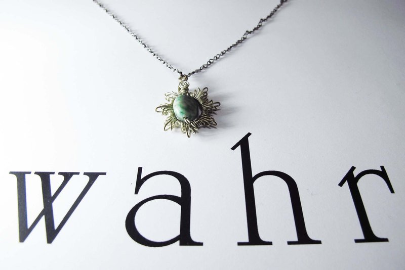 【Wahr】太阳玉石项炼 - 项链 - 其他材质 