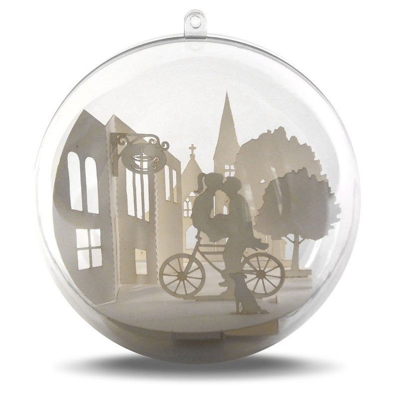 景观球-妳.我-情境灯  LIGHT.情人节.婚礼.结婚纪念日 - 灯具/灯饰 - 纸 白色