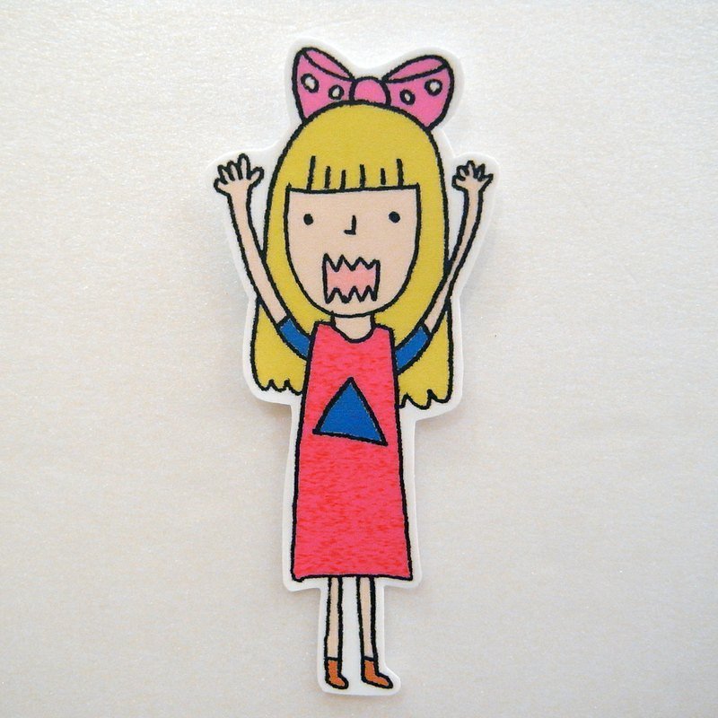 惊吓公主大贴纸 - 贴纸 - 纸 