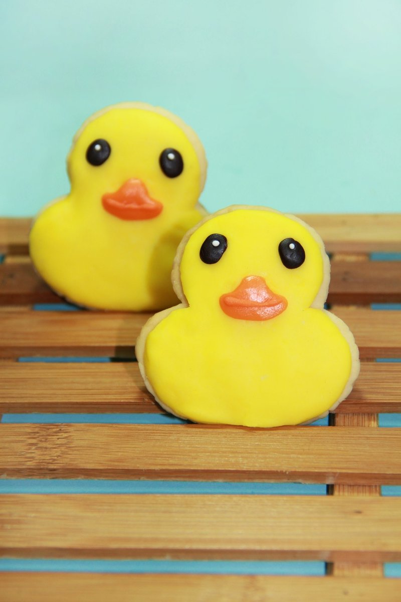 JMI 手作烘焙坊 黄色小鸭-巧克力手工饼干(6入) - 手工饼干 - 新鲜食材 黄色