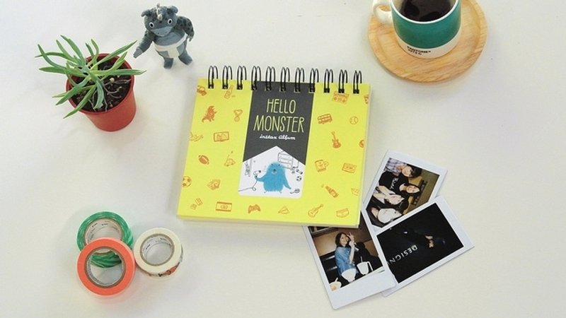 instax album 拍立得相本V.4 -怪兽黄 - 相簿/相册 - 纸 黄色