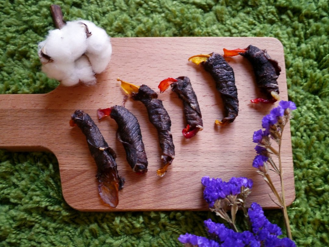 三毛烘培坊 天然宠物肉干-甜椒牛肉干 80克 - 零食/点心 - 新鲜食材 