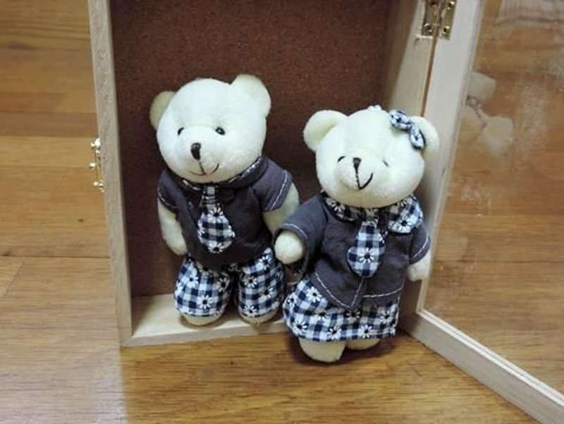 泰迪熊时装秀 · 学院风恋曲 · 钥匙圈 - 钥匙链/钥匙包 - 其他材质 